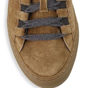 Monili Suede Low-Top Sneakers